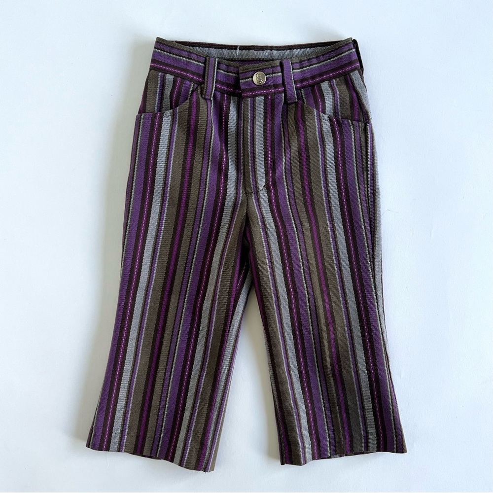 Vintage purple stripe pants size 3T